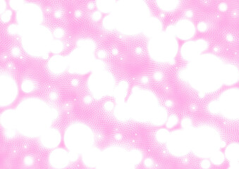 丸 光 漫画 カケアミ トーン ピンク　背景 グラフィック イラスト