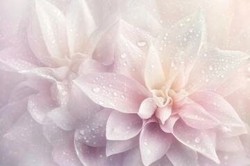 Fototapeta premium pink and white flower