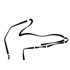 open hand reaching or offering gesture