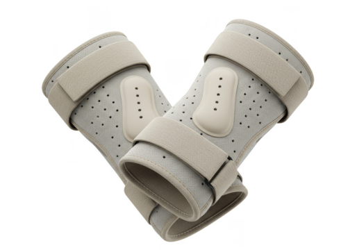 Isolated Knee Pad Protection Equipment on a Transparent Background PNG