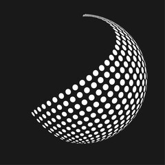 halftone texture pattern background 3d 