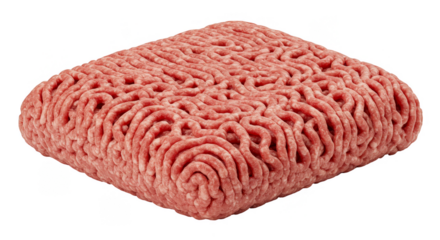 Isolated Raw Ground Beef Texture Meat Food Background Ingredient