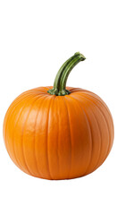 Obraz premium Isolated Pumpkin with Orange Hue a Vegetable for Autumn and Halloween