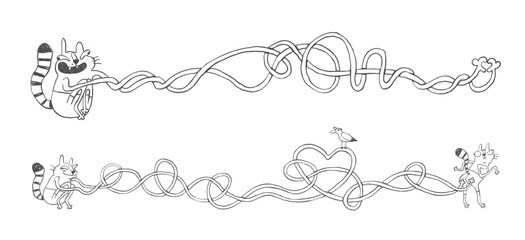 Sarcastic Valentine Borders – Funny Hand Drawn Sketches for Prints and Cards