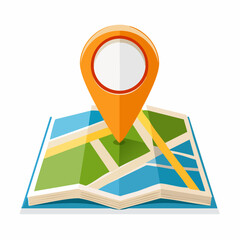 Clean sign indicating map or information kiosk location
