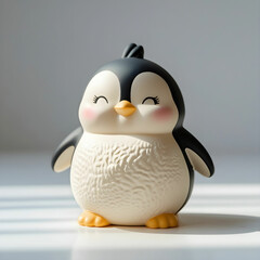 A squishy stress relief toy shaped like a cute animal, shown front view.
