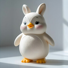 A squishy stress relief toy shaped like a cute animal, shown front view.