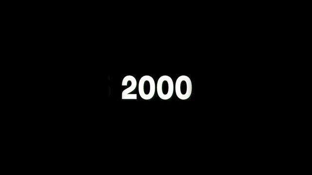 1900 to 2000 Timeline Animation Century of Change and Progress