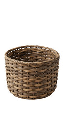 Isolated Basketry Wicker Texture Brown Weave Craft Container Transparent