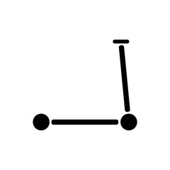 Scooter icon on white background. Vector illustration.