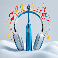 A sleek musical toothbrush that plays tunes while you brush.