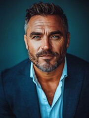 Fototapeta premium Mature man, serious expression