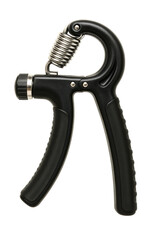 Heavy-duty hand grip strengthener for fitness training on a transparent background