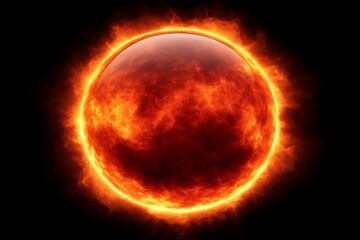 Fiery celestial orb (1)