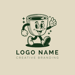 Coffee cartoon Logo 