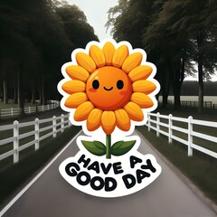 Sunflower Cheer: Have a Good Day
