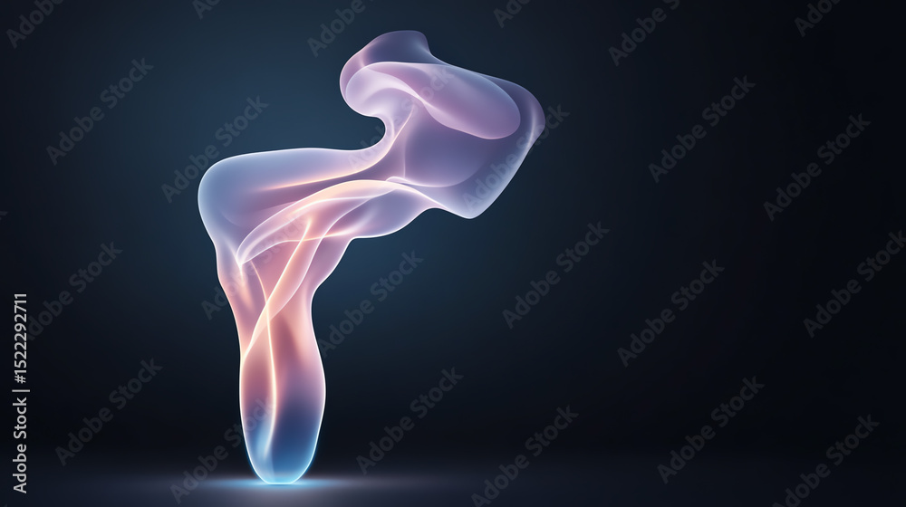 Poster a mesmerizing swirl of colorful smoke creates an ethereal atmosphere, blending hues in a captivating