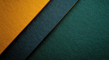 Diagonal stripes of mustard & teal