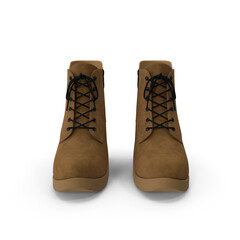 Woman Shoes Isolated on Transparent Background