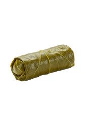 Isolated Dolma Stuffed Grape Leaf Traditional Cuisine on Transparent