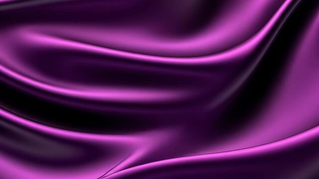 Luxurious Purple Silk Fabric Smooth Texture and Elegant Waves for Stunning Look