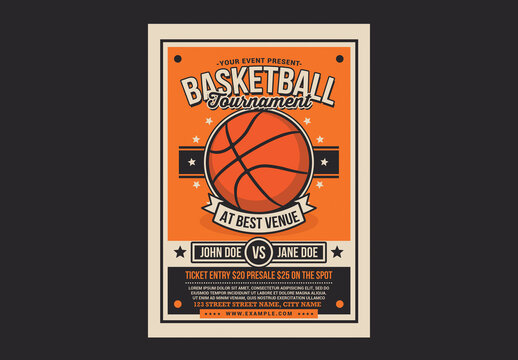 Basketball Tournament Flyer