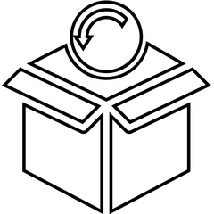 Packaging, box, container icon