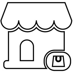 Store, shop, retail icon