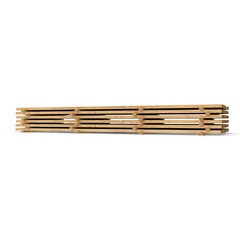 Wooden Boards Stack Isolated on Transparent Background