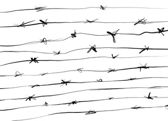 barbed wire illustration design.eps