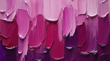 Obraz premium Abstract textured paint strokes in shades of pink and purple