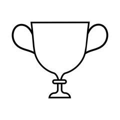 Cup icon vector. Trophy illustration sign . champions symbol. Win logo.
