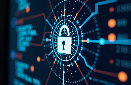 visual representation digital security protocols measures protecting computer systems potential threats vulnerabilities