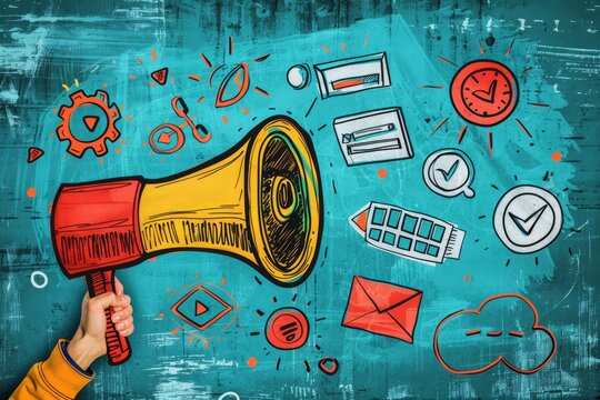 Digital marketing strategy with audience targeting, data analytics, and engagement insights