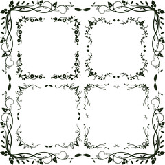 Beautiful flower art and mandala vector design