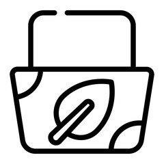 Fototapeta premium Eco Market Icon