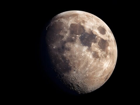 full moon in the night - Powered by Adobe