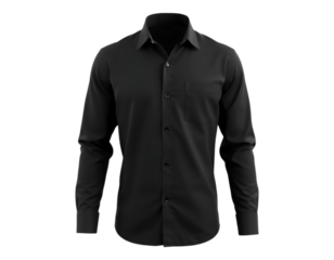 Black Dress Shirt for Men