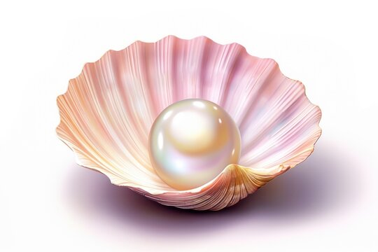 Shell pearl seashell jewelry.