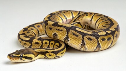 Firefly Ball Python on studio background
