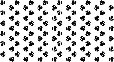 Black and White Abstract Seamless Pattern