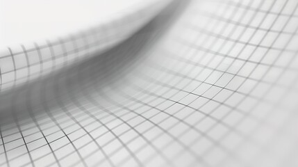 Minimalist abstract background composed of fine lines forming a grid pattern, with subtle intersections and slight variations in thickness. Monochromatic gray tones on a white base, soft shadows.