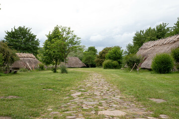 Obraz premium The beautiful Danish Viking village