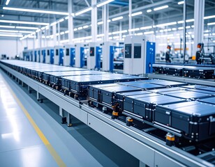 Automated battery production line