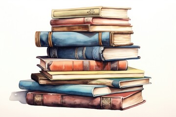 Fototapeta premium Book publication education library.