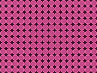 Seamless ornament, identical burgundy peonies, horizontal