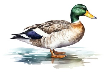 Obraz premium Duck mallard animal bird.