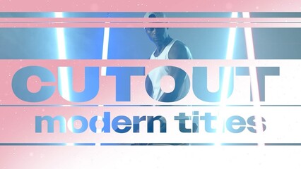 Modern Cutout Titles