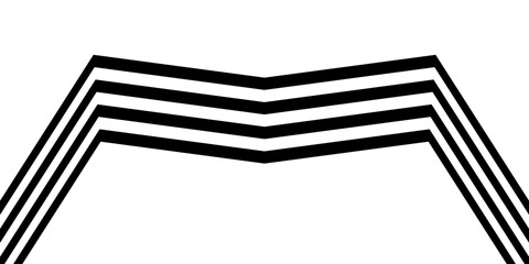 Perspective line stripes with 3d dimensional effect, geometric line pattern
