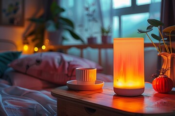 Enhancing sleep quality with ai lifestyle tracking sleep and breathing in a dim bedroom using smart home technology